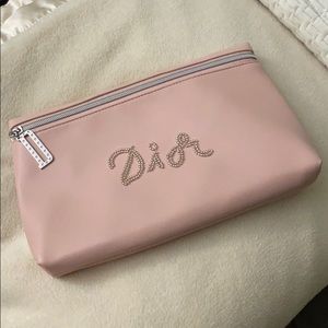 Pink Dior Makeup Pouch/clutch